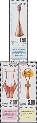 Prophila Collection Israel 701-703 mit Tab (kompl.Ausg.) postfrisch ** MNH 1977 Musikinstrumente (Briefmarken für Sammler) Musik/Tanz von Prophila Collection