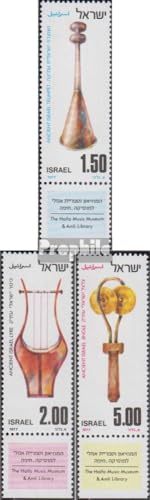 Prophila Collection Israel 701-703 mit Tab (kompl.Ausg.) FDC Ersttagsbrief 1977 Musikinstrumente (Briefmarken für Sammler) Musik/Tanz von Prophila Collection