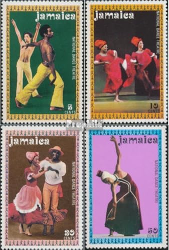 Prophila Collection Jamaica 383-386 (kompl.Ausg.) postfrisch ** MNH 1974 Nationalballett (Briefmarken für Sammler) Musik/Tanz von Prophila Collection