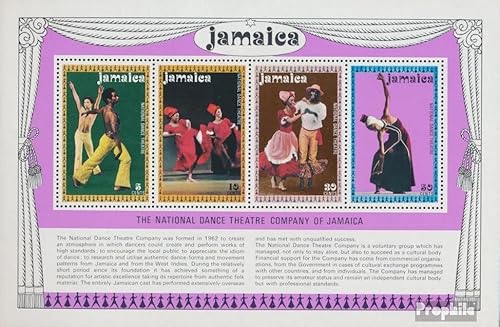 Prophila Collection Jamaica Block7 (kompl.Ausg.) postfrisch ** MNH 1974 Nationalballett (Briefmarken für Sammler) Musik/Tanz von Prophila Collection