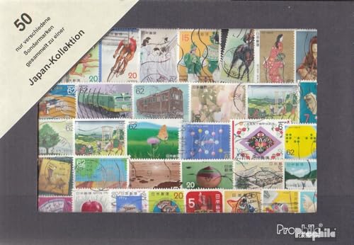 Prophila Collection Japan 50 Verschiedene Sondermarken (Briefmarken für Sammler) von Prophila Collection