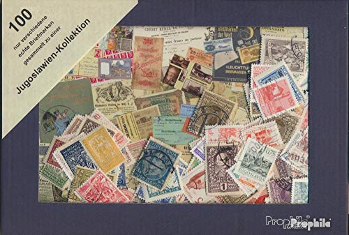 Prophila Collection Jugoslawien 100 Verschiedene Marken (Briefmarken für Sammler) von Prophila Collection