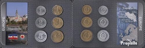 Prophila Collection Jugoslawien 1963 Stgl./unzirkuliert Kursmünzen Stgl./unzirkuliert 1963 1 Dinara bis 50 Dinara (Münzen für Sammler - kein Zahlungsmittel) von Prophila Collection