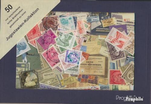 Prophila Collection Jugoslawien 50 Verschiedene Marken (Briefmarken für Sammler) von Prophila Collection