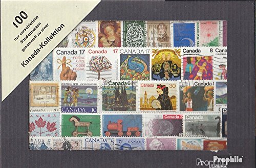 Prophila Collection Kanada 100 Verschiedene Sondermarken (Briefmarken für Sammler) von Prophila Collection