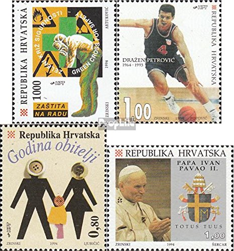 Prophila Collection Kroatien 273,278,290,291 (kompl.Ausg.) gestempelt 1994 Sondermarken (Briefmarken für Sammler) Ballspiele ohne Fußball (Basketball/Handball/Baseball …) von Prophila Collection