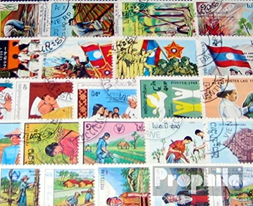 Prophila Collection Laos 50 Verschiedene Sondermarken (Briefmarken für Sammler) von Prophila Collection