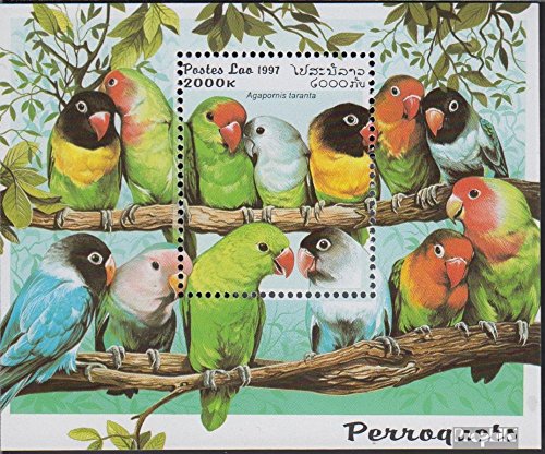 Prophila Collection Laos Block160 (kompl.Ausg.) postfrisch ** MNH 1997 Papageien (Briefmarken für Sammler) Vögel von Prophila Collection