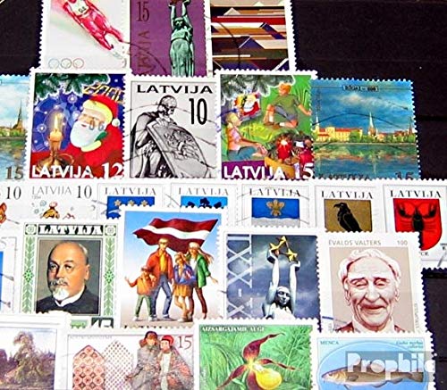 Prophila Collection Lettland 25 Verschiedene Marken ab 1991 (Briefmarken für Sammler) von Prophila Collection