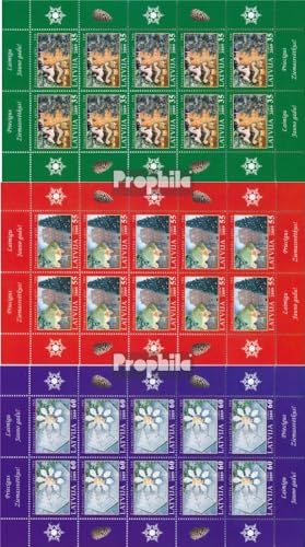 Prophila Collection Lettland 775Klb-777Klb Kleinbogen (kompl.Ausg.) postfrisch ** MNH 2009 Weihnachten (Briefmarken für Sammler) Weihnachten von Prophila Collection