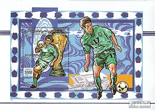 Prophila Collection Libyen Block148 (kompl.Ausg.) postfrisch ** MNH 1998 Fußball-WM in Frankreich (Briefmarken für Sammler) Fußball von Prophila Collection