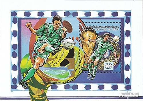 Prophila Collection Libyen Block149 (kompl.Ausg.) postfrisch ** MNH 1998 Fußball-WM in Frankreich (Briefmarken für Sammler) Fußball von Prophila Collection
