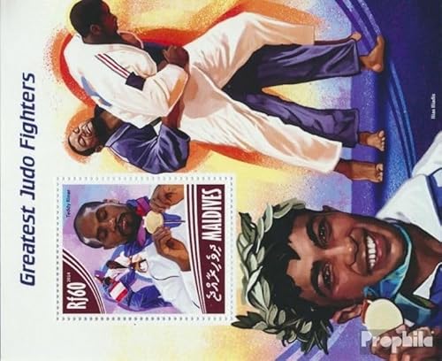 Prophila Collection Malediven Block 717 (kompl. Ausg.) postfrisch ** MNH 2014 Judo (Briefmarken für Sammler) Kampfsport (Boxen/Fechten/Ringen/Karate …) von Prophila Collection