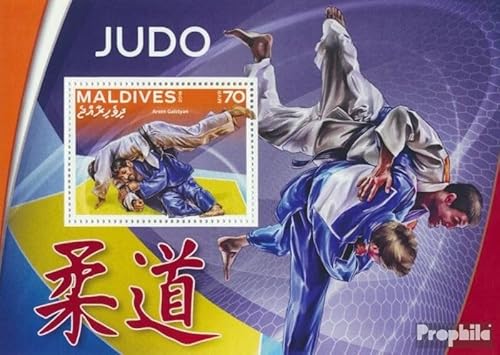 Prophila Collection Malediven Block 951 (kompl. Ausg.) postfrisch ** MNH 2016 Judo (Briefmarken für Sammler) Kampfsport (Boxen/Fechten/Ringen/Karate …) von Prophila Collection