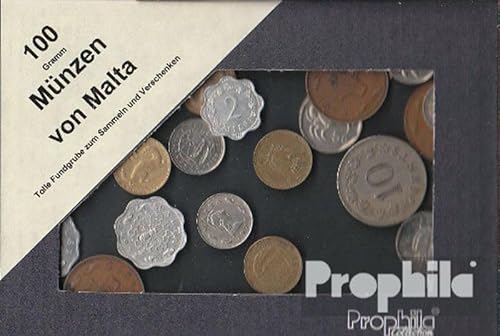 Prophila Collection Malta 100 Gramm Münzkiloware (Münzen für Sammler - kein Zahlungsmittel) von Prophila Collection