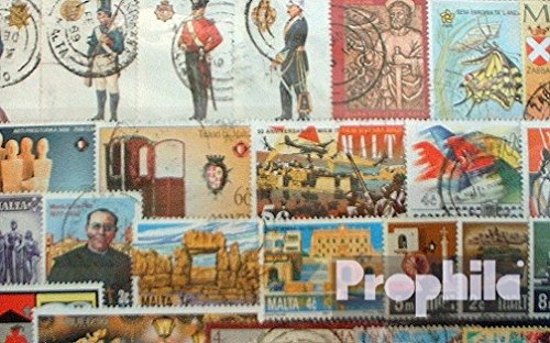 Prophila Collection Malta 50 Verschiedene Marken (Briefmarken für Sammler) von Prophila Collection