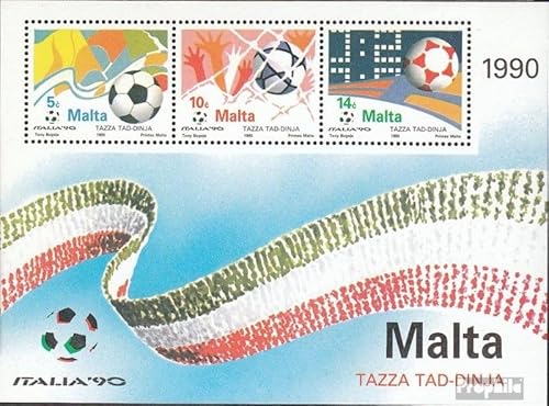 Prophila Collection Malta Block11 (kompl.Ausg.) gestempelt 1990 Fußball (Briefmarken für Sammler) Fußball von Prophila Collection