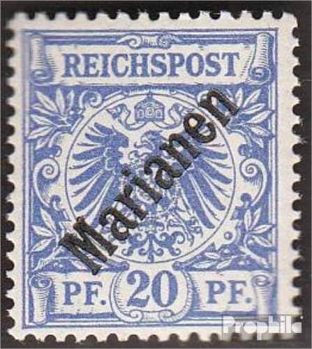 Prophila Collection Marianen (Dt. Kolonie) 4I mit Falz 1899 Aufdruckausgabe (Briefmarken für Sammler) Flaggen/Wappen/Landkarten von Prophila Collection