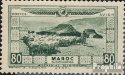 Prophila Collection Marokko 81 mit Falz 1928 Überschwemmung (Briefmarken für Sammler) Sonstige Säugetiere (Affen/Dinos/Elephanten …) von Prophila Collection