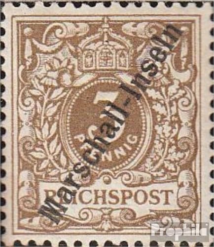 Prophila Collection Marshall-Inseln (Dt. Kol.) 1II b geprüft mit Falz 1899 Aufdruckausgabe (Briefmarken für Sammler) von Prophila Collection