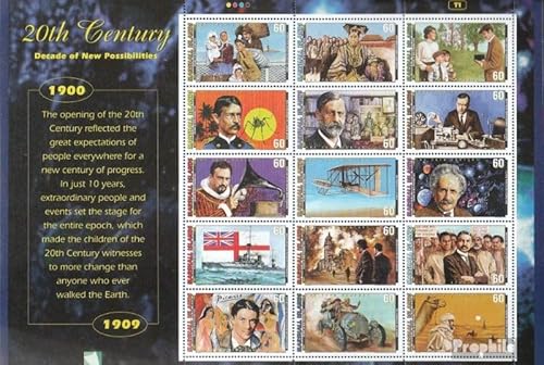 Prophila Collection Marshall-Inseln 803-817 Zd-Bogen (kompl.Ausg.) gestempelt 1997 Das 20.Jahrhundert (Briefmarken für Sammler) von Prophila Collection