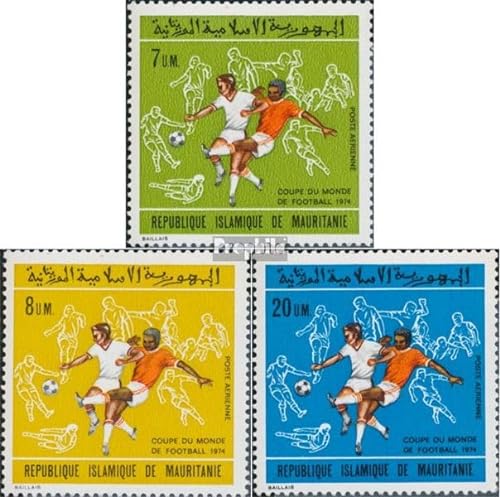 Prophila Collection Mauretanien 470-472 (kompl.Ausg.) postfrisch ** MNH 1973 Fußball (Briefmarken für Sammler) Fußball von Prophila Collection
