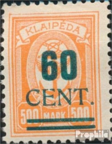 Prophila Collection Memelgebiet 237I geprüft mit Falz 1923 Angliederung an Litauen (Briefmarken für Sammler) von Prophila Collection