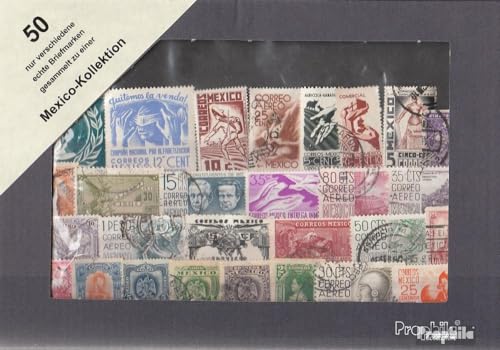 Mexiko 50 Verschiedene Marken (Briefmarken für Sammler) von Prophila Collection
