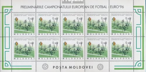 Prophila Collection Moldawien 133Klb-135Klb Kleinbogen (kompl.Ausg.) postfrisch ** MNH 1994 Fußball (Briefmarken für Sammler) Fußball von Prophila Collection