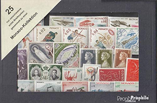 Prophila Collection Monaco 25 Verschiedene Marken (Briefmarken für Sammler) von Prophila Collection