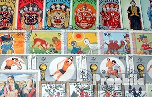 Prophila Collection Mongolei 100 Verschiedene Sondermarken (Briefmarken für Sammler) von Prophila Collection
