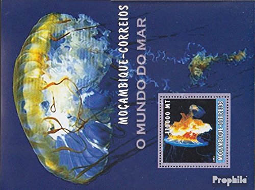 Prophila Collection Mosambik Block172 postfrisch ** MNH 2002 Welt des Meeres (Briefmarken für Sammler) Wirbellose Tiere Sonstige (Insekten, Schnecken, Bienen …) von Prophila Collection
