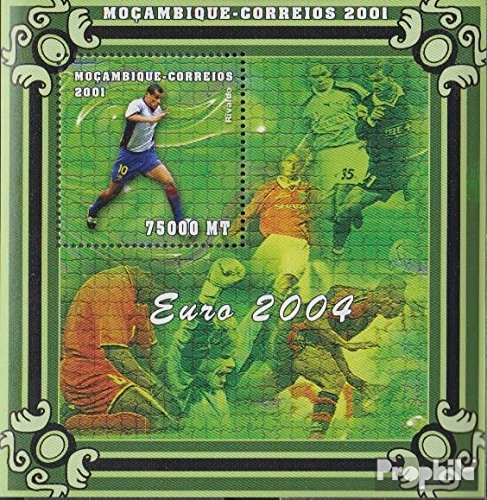 Prophila Collection Mosambik Block88 postfrisch ** MNH 2001 Fußball-EM (Briefmarken für Sammler) Fußball von Prophila Collection