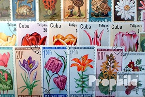Prophila Collection Motive 100 Verschiedene Blumen und Pflanzen Marken (Briefmarken für Sammler) Pflanzen/Pilze von Prophila Collection
