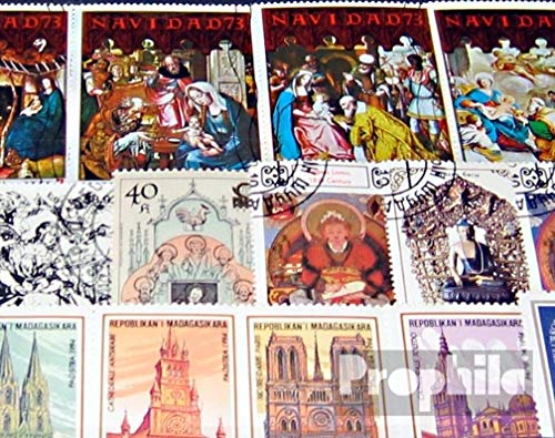 Prophila Collection Motive 100 Verschiedene Religion Marken (Briefmarken für Sammler) Christentum von Prophila Collection