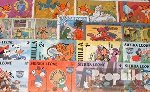 Prophila Collection Motive 25 Verschiedene Comics Marken (Briefmarken für Sammler) Comics von Prophila Collection
