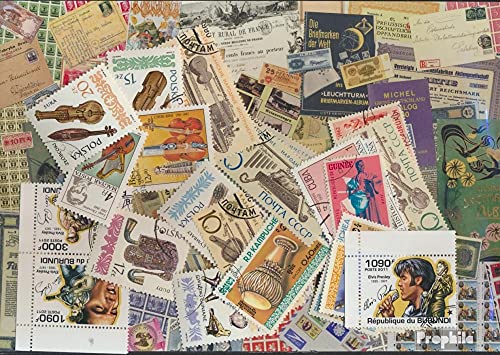 Prophila Collection Motive 25 Verschiedene Musikinstrumente Marken (Briefmarken für Sammler) Musik/Tanz von Prophila Collection