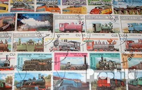 Prophila Collection Motive 300 Verschiedene Eisenbahn Marken (Briefmarken für Sammler) Eisenbahn/Seilbahn von Prophila Collection