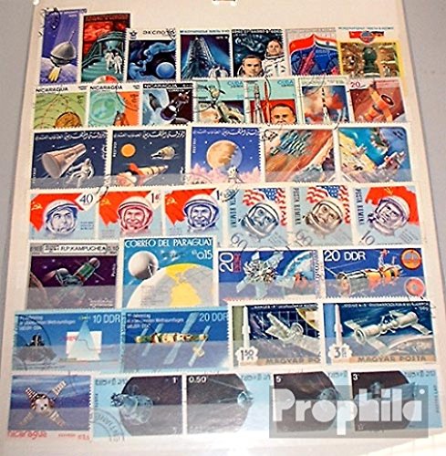 Prophila Collection Motive 300 Verschiedene Weltraum + Raketen Marken (Briefmarken für Sammler) Weltraum von Prophila Collection