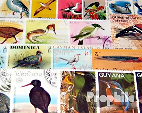Prophila Collection Motive 500 Verschiedene Vögel Marken Vögel 500 (Briefmarken für Sammler) Vögel von Prophila Collection