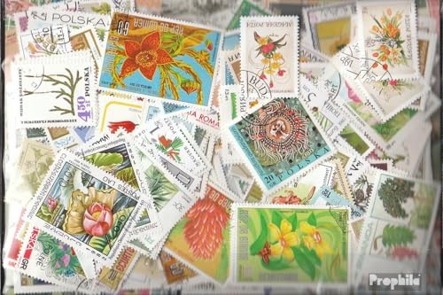 Prophila Collection Motive 500 verschieden Blumen und Pflanzen Marken (Briefmarken für Sammler) Pflanzen/Pilze von Prophila Collection