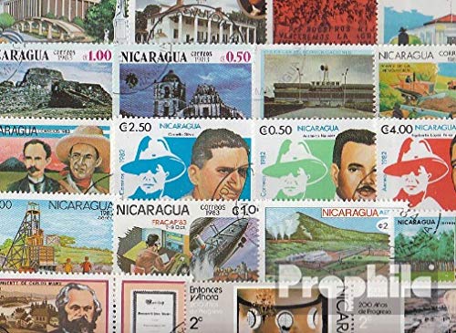 Prophila Collection Nicaragua 50 Verschiedene Sondermarken (Briefmarken für Sammler) von Prophila Collection