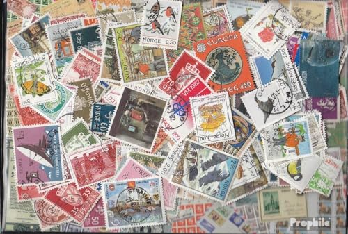 Prophila Collection Norwegen 300 Verschiedene Marken (Briefmarken für Sammler) von Prophila Collection