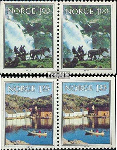 Prophila Collection Norwegen 795Dl/Dr-796Dl/Dr Paare (kompl.Ausg.) 1979 Landschaften (Briefmarken für Sammler) Landschaften von Prophila Collection