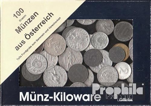 Prophila Collection Österreich 100 Gramm Münzkiloware (Münzen für Sammler - kein Zahlungsmittel) von Prophila Collection