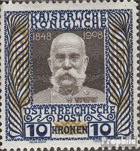 Prophila Collection Österreich 156 postfrisch ** MNH 1908 Franz Joseph (Briefmarken für Sammler) von Prophila Collection