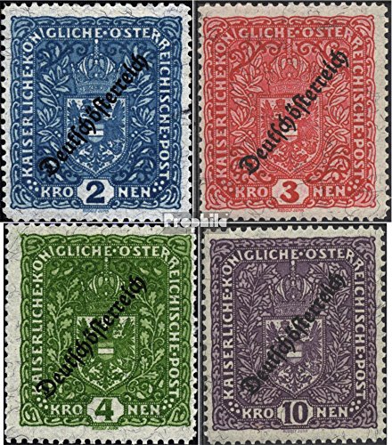 Prophila Collection Österreich 243A-246A (kompl.Ausg.) postfrisch ** MNH 1918 Deutschösterreich (Briefmarken für Sammler) von Prophila Collection