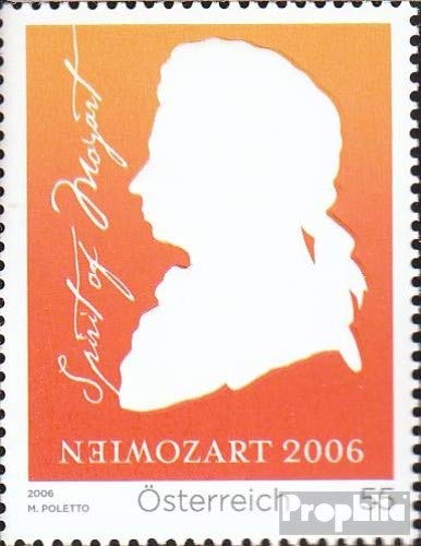 Prophila Collection Österreich 2572 (kompl.Ausg.) postfrisch ** MNH 2006 Mozart (Briefmarken für Sammler) Musik/Tanz von Prophila Collection