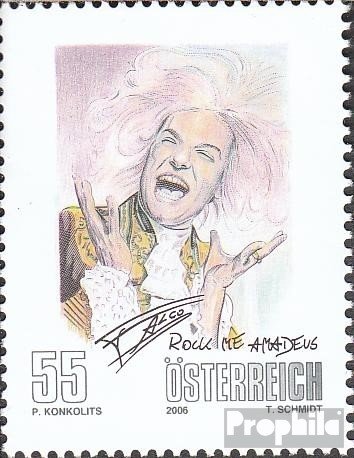 Prophila Collection Österreich 2589 (kompl.Ausg.) postfrisch ** MNH 2006 Falco (Briefmarken für Sammler) Musik/Tanz von Prophila Collection