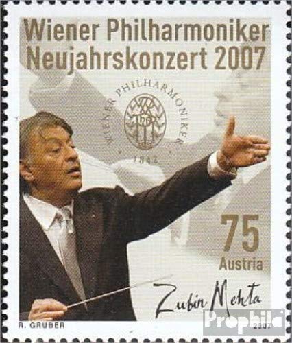 Prophila Collection Österreich 2630 (kompl.Ausg.) 2007 Neujahrskonzert - Zubin Mehta (Briefmarken für Sammler) Musik/Tanz von Prophila Collection